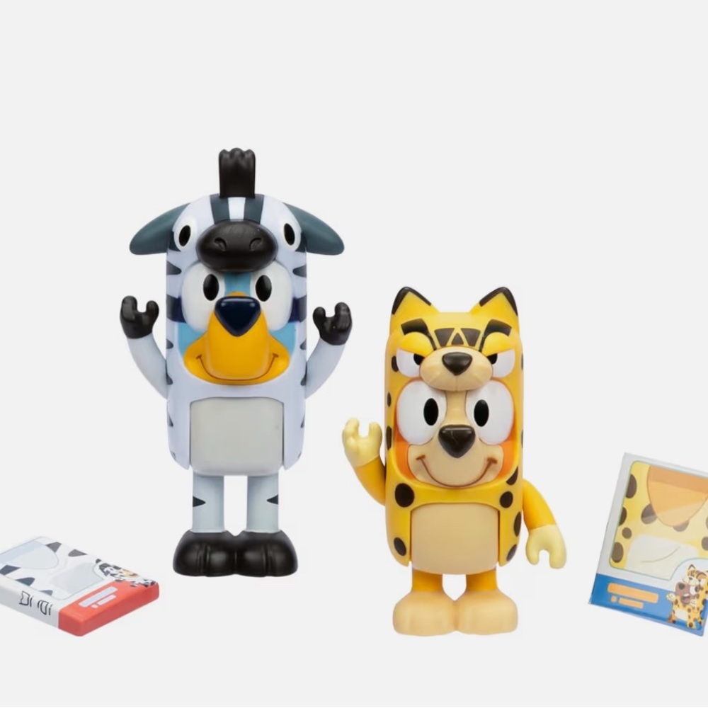 Bluey Animal Costume Figures 2pk New in Box - Picture 3 of 6
